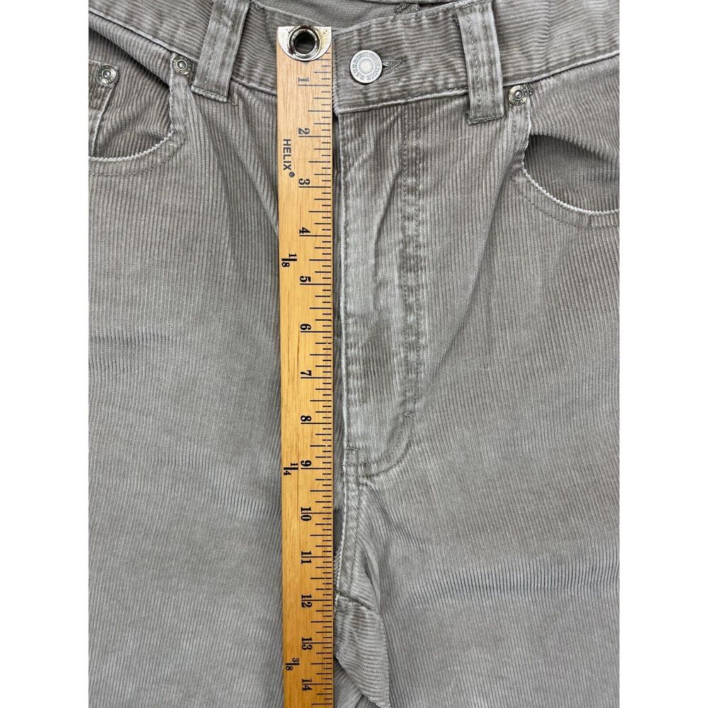 Eddie Bauer Men's Corduroy Jeans 36x32 (Real 36x29) Grayish Tan Tapered - Picture 3 of 9